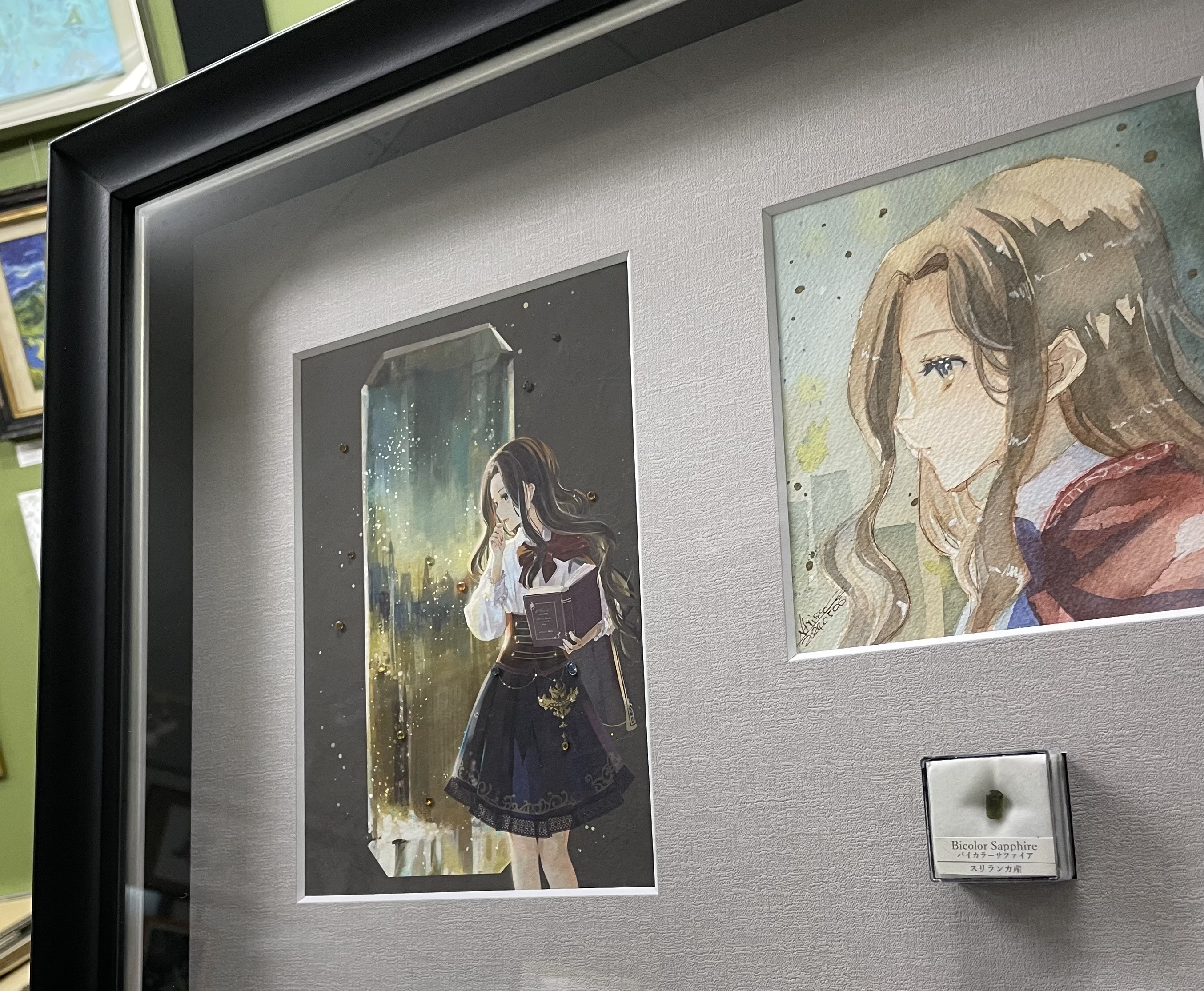 宝石とアートが生み出す特別な額装